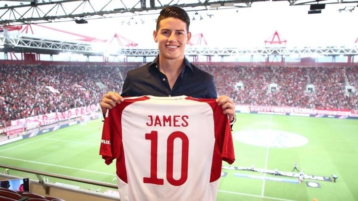 Olympiakos açıkladı; James Rodriguez'in sözleşmesi feshedildi