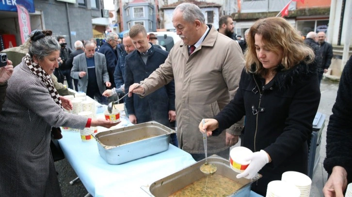 Ordu'da 4 bin kişiye karalahana çorbası ikram edildi!