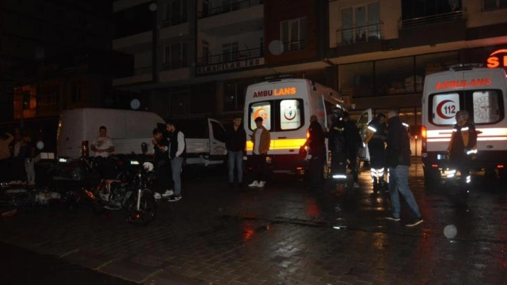 Ordu’da motosiklet sürücüleri kafa kafaya çarpıştı: 2 yaralı