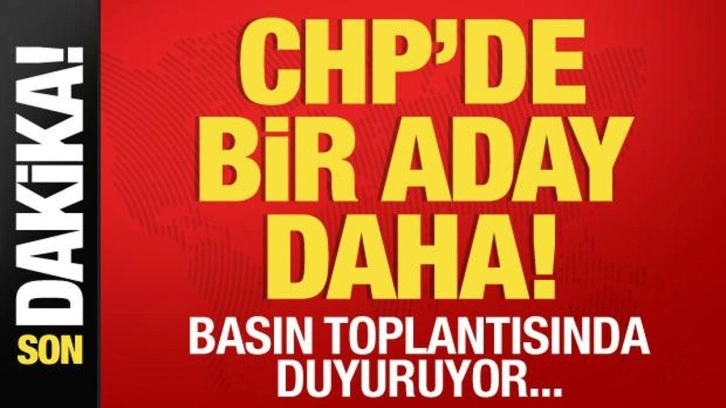 Örsan Öymen de CHP'de Genel Başkanlığa aday oldu