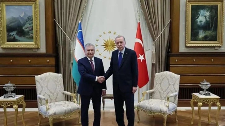 Özbekistan Cumhurbaşkanı Mirziyoyev Ankara'da! Masada kritik konular var!