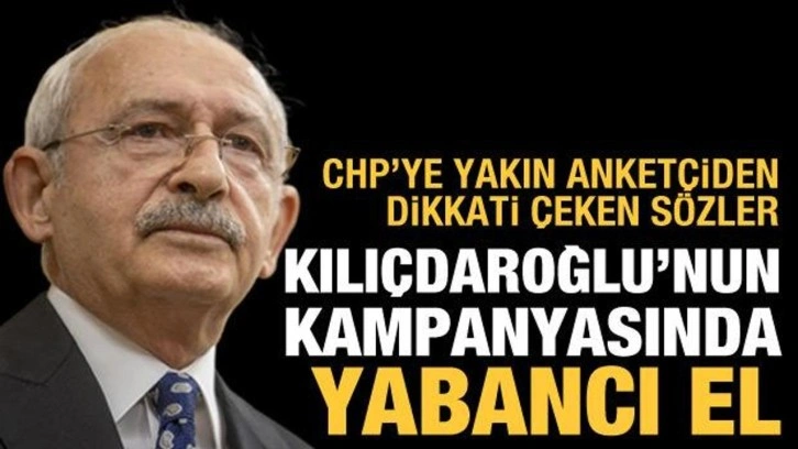 Özer Sencar: CHP'nin kampanyasında yabancı bir el var