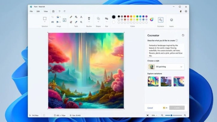 Paint'e Metinden Görüntü Üretme Özelliği Geldi - Webtekno