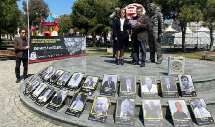 Pandemide ölen sağlık çalışanları anıldı: 'Kötü yönetim öldürdü'