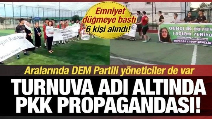 PKK propagandasına geçit yok: 6 kişi gözaltında! Aralarında DEM'li yöneticiler de var...