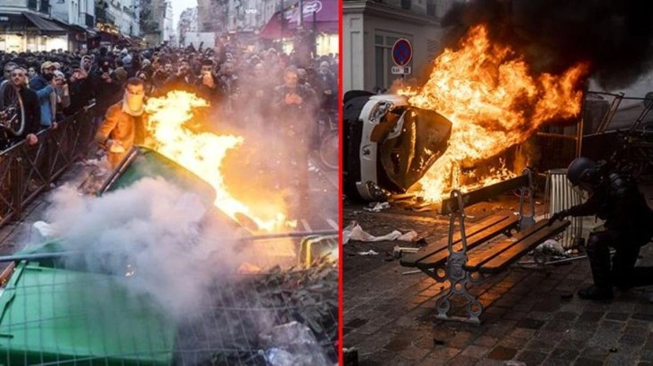 PKK yandaşları Paris'i savaş alanına çevirdi! 3 kişi öldü, çok sayıda polis yaralı