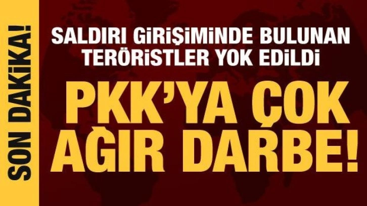 PKK'ya ağır darbe: 11 terörist etkisiz hale getirildi!