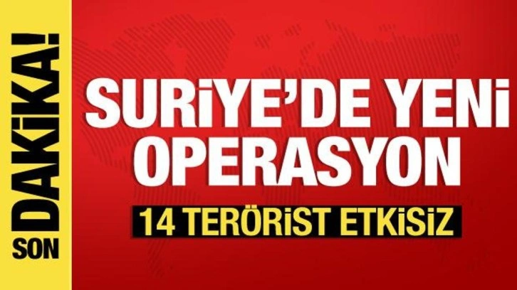 PKK'ya yeni operasyon: 14 terörist etkisiz hale getirildi