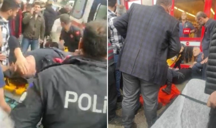 Polis merkezinde tartıştığı polisi vurdu