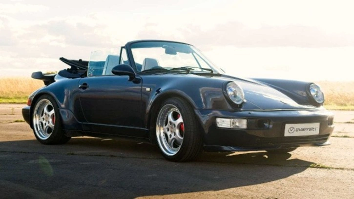 Porsche 911 Cabrio, Elektrikli Araca Dönüştürüldü!