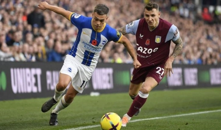 Premier Lig'de Aston Villa, Brighton'ı 2 golle geçti