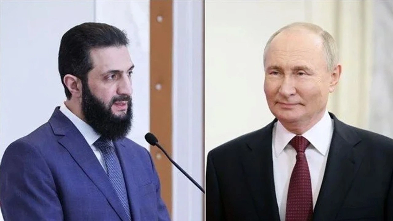 Putin'den Suriye Cumhurbaşkanı Şara'ya mesaj