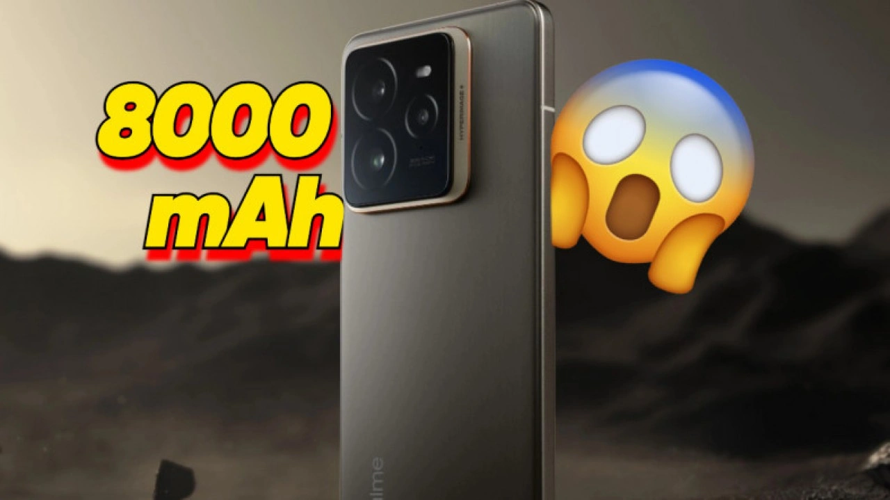 realme GT8 Pro'da 8000 mAh Batarya Olabilir