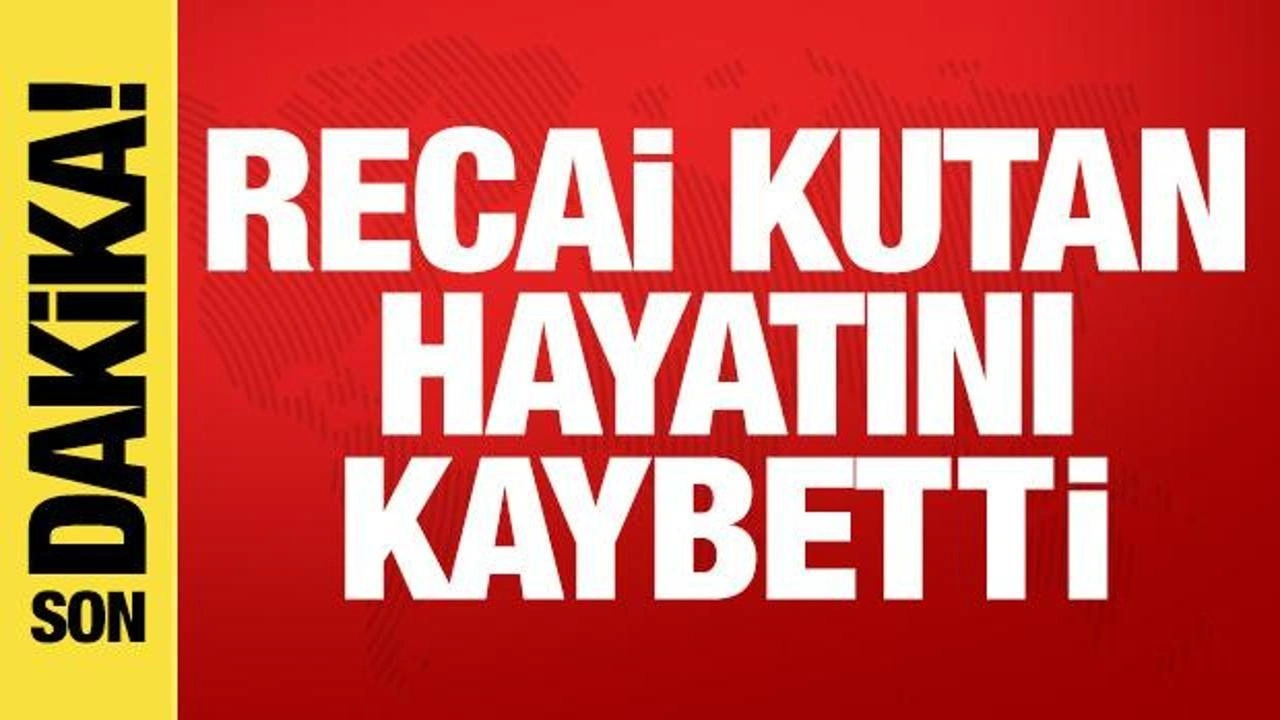 Recai Kutan hayatını kaybetti