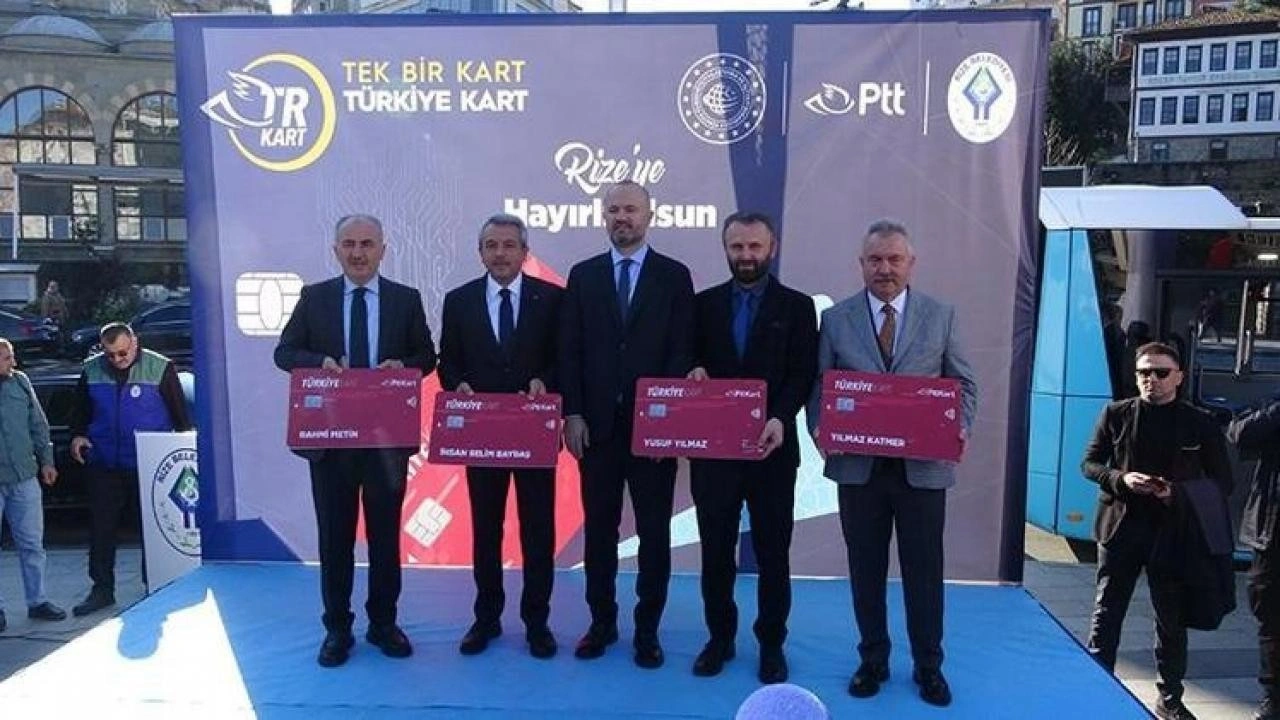 Rize'de 'Türkiye Kart' uygulaması başladı!