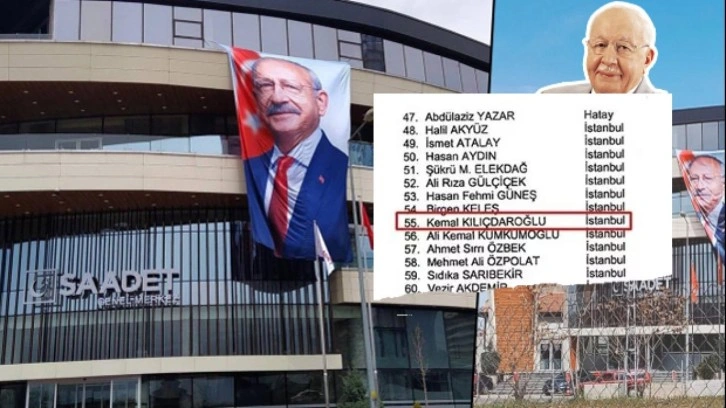 Saadet Partisi'ne 'Kılıçdaroğlu posteri' tepkisi: Hiç mi utanmadınız?