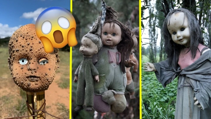Sadece Ürkütücü Oyuncak Bebeklerin Yaşadığı Tuhaf Ada