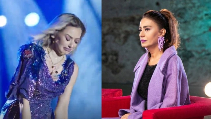 Sahnede ağlayan Hadise'ye bir destek de Yıldız Tilbe'den geldi