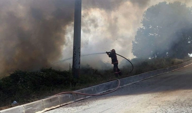 Sakarya’da ormanlık alanda korkutan yangın