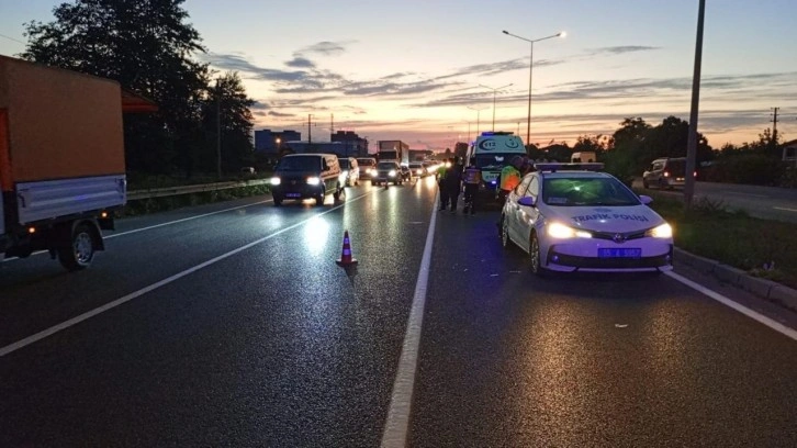 Samsun’da 2 otomobilin çarptığı yaya öldü