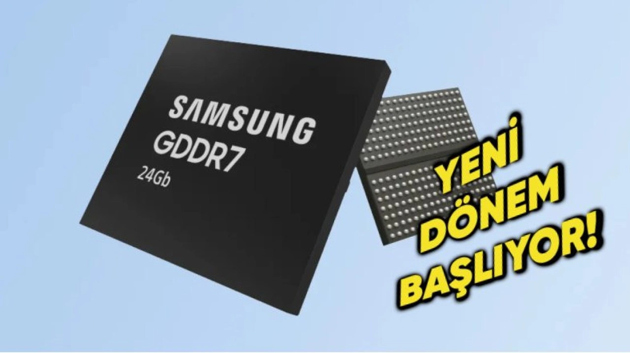 Samsung, 24GB GDDR7 DRAM Geliştiren İlk Şirket Oldu