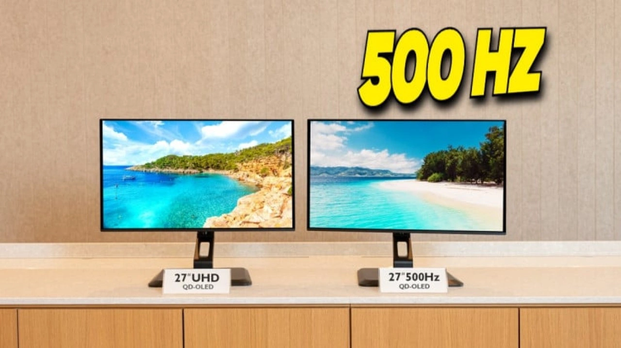 Samsung'dan 500 Hz Yenileme Hızı Sunan Ekran!