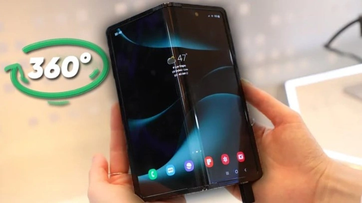 Samsung Galaxy Z Fold 5’in Ekranı, 360 Derece Katlanabilecek