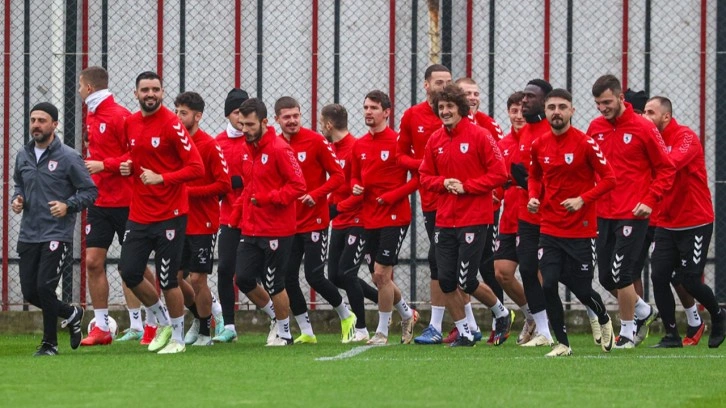 Samsunspor, MKE Ankaragücü maçının hazırlıklarını sürdürdü