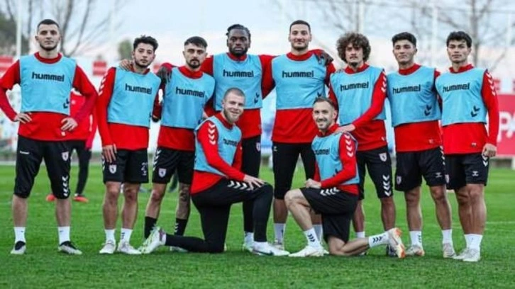 Samsunspor'da 5'i kesin 8 eksik var