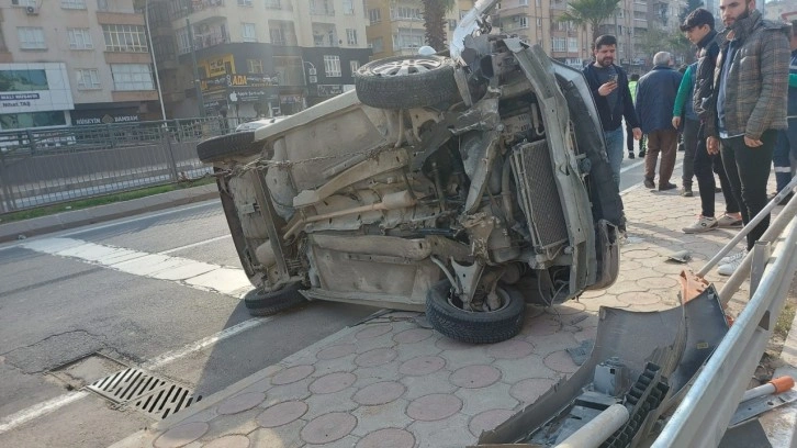 Şanlıurfa'da otomobil devrildi: 1 yaralı