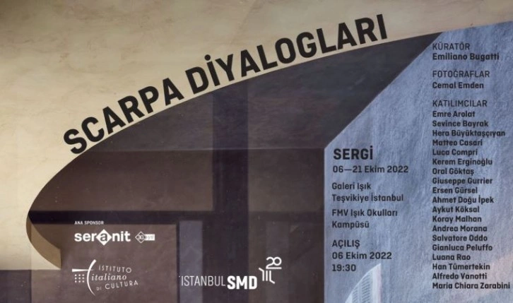 “Scarpa Diyalogları” sergisi, Teşvikiye’de açılıyor