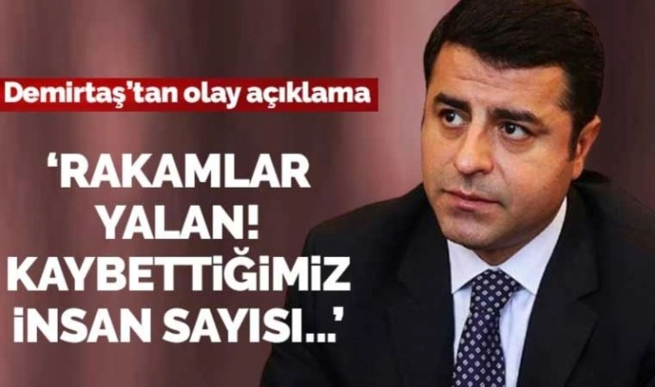 Selahattin Demirtaş: Deprem rakamları da pandemi rakamları gibi yalan