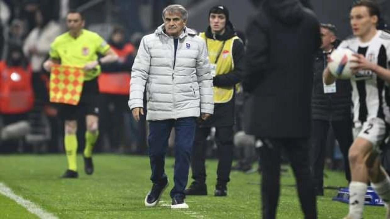 Şenol Güneş, Beşiktaşlıların gönlünü fethetti! Trabzonspor'un golüne sevinmedi