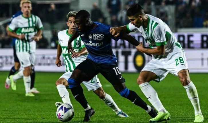 Serie A'da Atalanta, Sassuolo'yu 2 golle geçti!