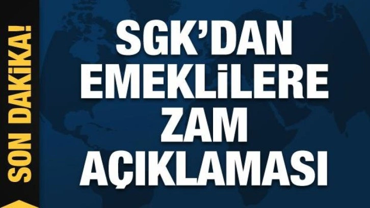 SGK'dan 'Emeklilere yüzde 30'dan daha düşük zam yapıldı' iddiasına cevap