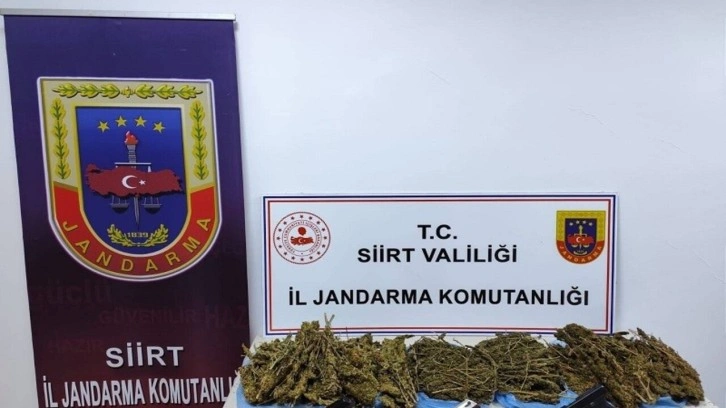 Siirt'te 5 kilogram uyuşturucu madde ele geçirildi