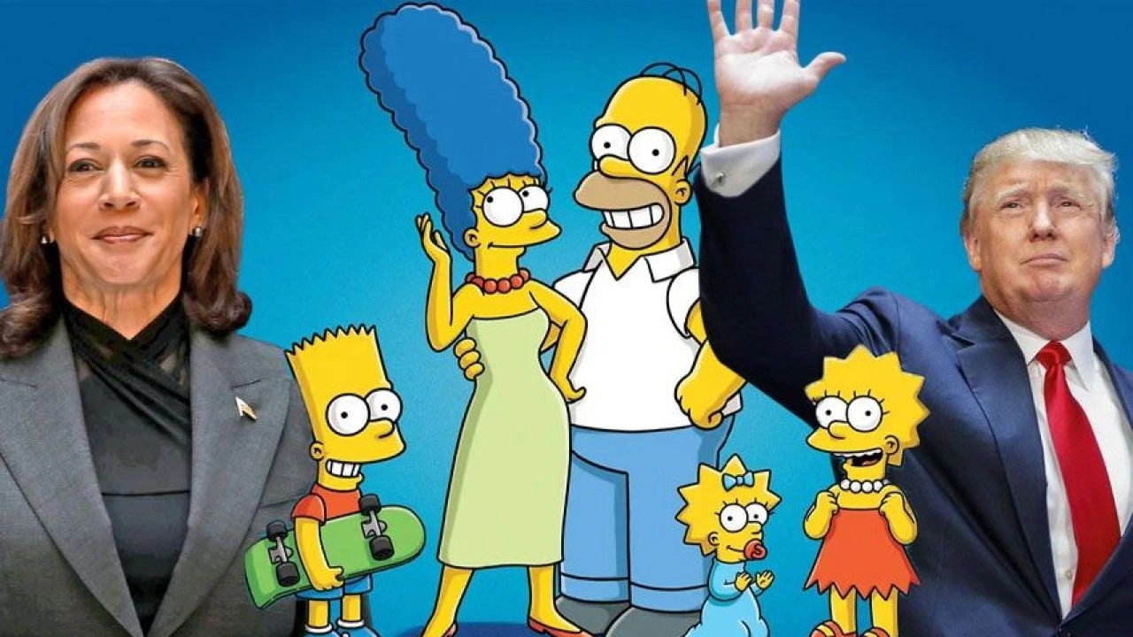 Simpsonlar ABD'nin yeni başkanını belirledi! Sosyal medya bu görselle çalkalanıyor