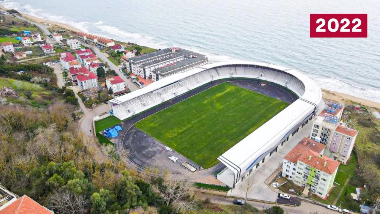 Sinop Şehir Stadı kapılarını açmaya hazırlanıyor