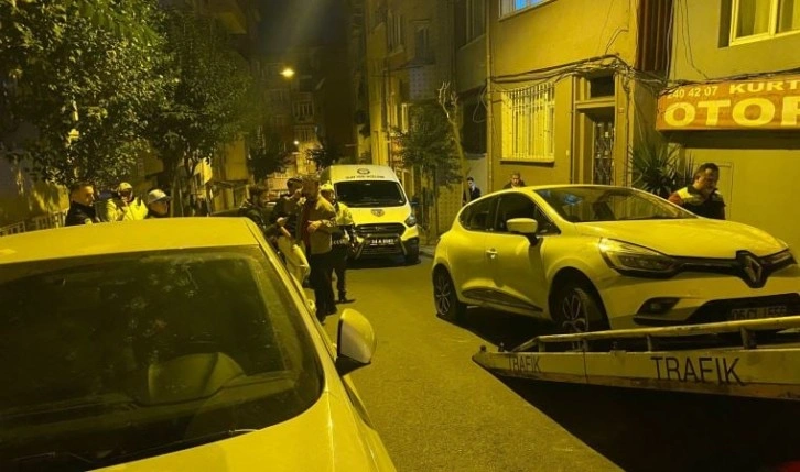 Şişli'de hareketli gece: 'Dur' ihtarına uymayan sürücü, polis memurunu kaputun üzerin