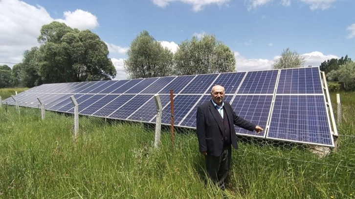 Sivas'ta köylüler, içme suyunu güneş enerjisiyle evlerine ulaştırıyor