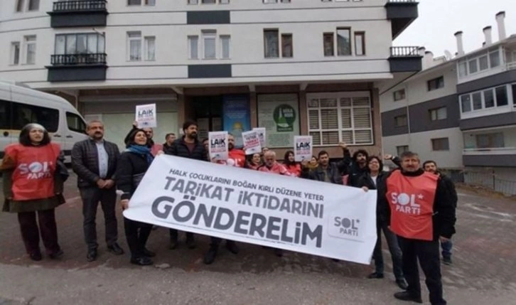 SOL Parti'nin protestosu Hiranur Vakfı'nı rahatsız etti: Geri adım atmayacağız