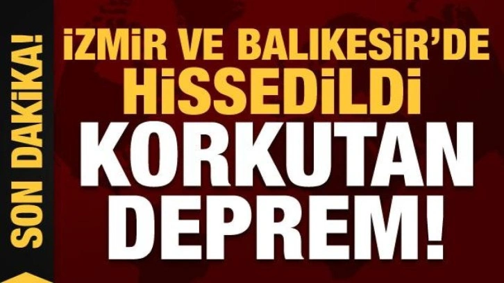 Son Dakika.... AFAD duyurdu: Ege Denizi'nde 5 büyüklüğünde deprem!