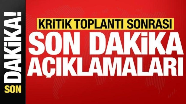 Son dakika: AK Parti MYK Toplantısı önemli açıklamalar!