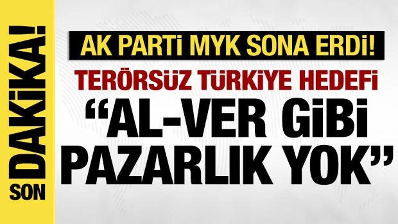 Son dakika: AK Parti MYK toplantısı sona erdi! Ömer Çelik açıklama yapıyor