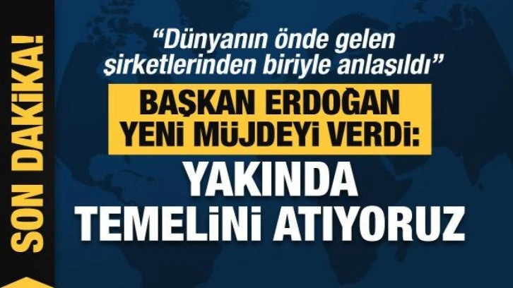 Son dakika... Başkan Erdoğan: Batarya fabrikasının temelini yakında atıyoruz