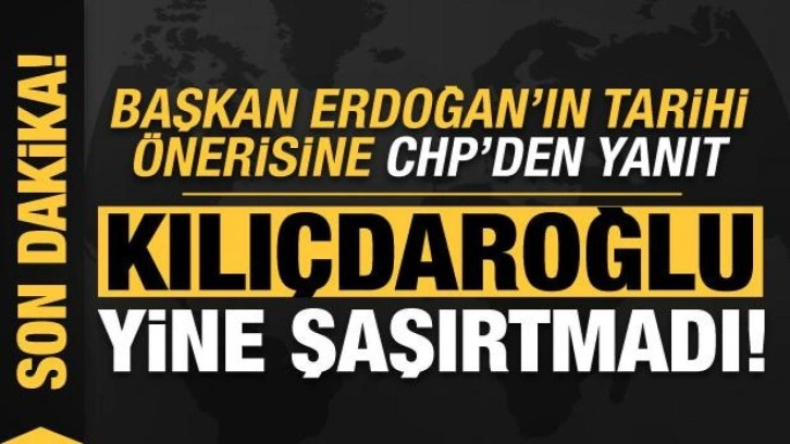 Son dakika: Başkan Erdoğan'ın 'başörtüsü' teklifine CHP'den ilk tepki!