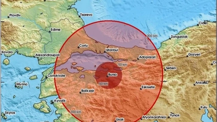 Son dakika: Bursa'da korkutan deprem