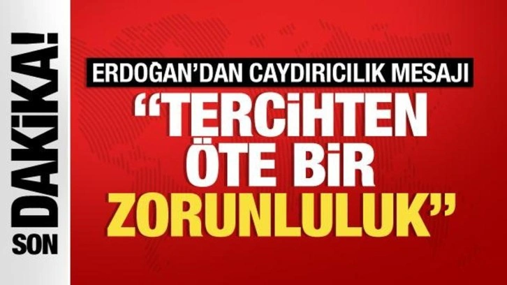 Son Dakika: Cumhurbaşkanı Erdoğan: TSK’nın caydırıcılığı tercihten öte bir zorunluluk