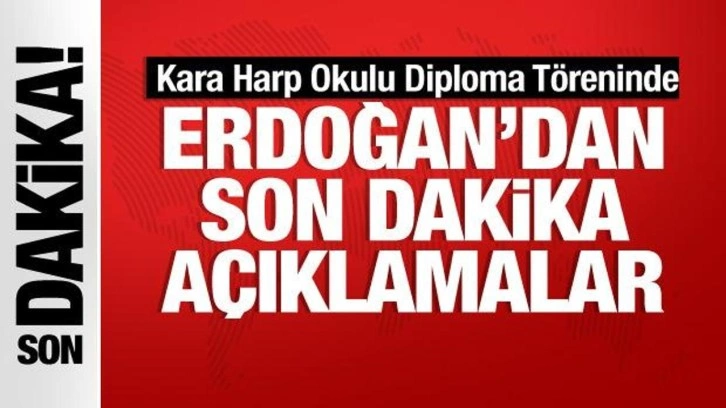 Son Dakika: Cumhurbaşkanı Erdoğan'dan önemli açıklamalar