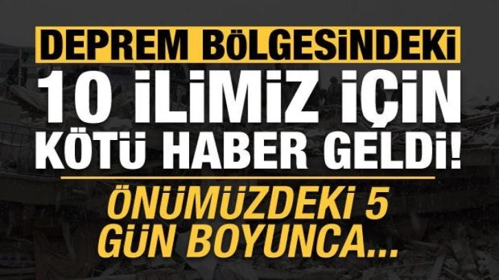 Son dakika: Deprem bölgesindeki büyük tehlike! Rapor yayımlandı...